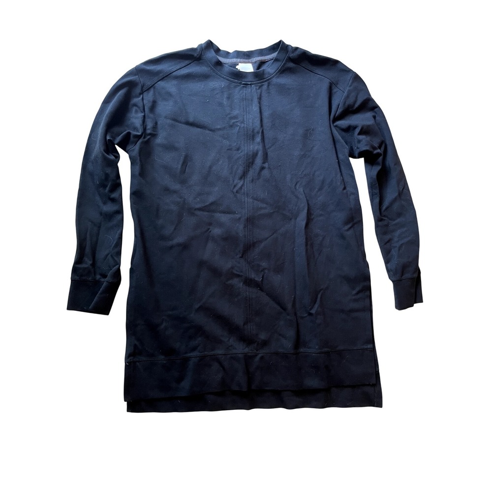 Lole Women Black Long Sleeve Small Heavy Viscose Nylon Elastane Cold Weather